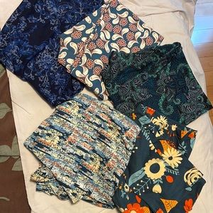 LulaRoe leggings - 5 pairs - Tall & curvy